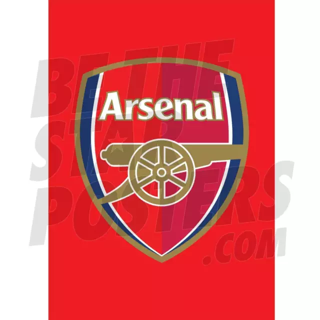 Poster Crest Arsenal FC PRODOTTO CON LICENZA UFFICIALE A4 A3 A2
