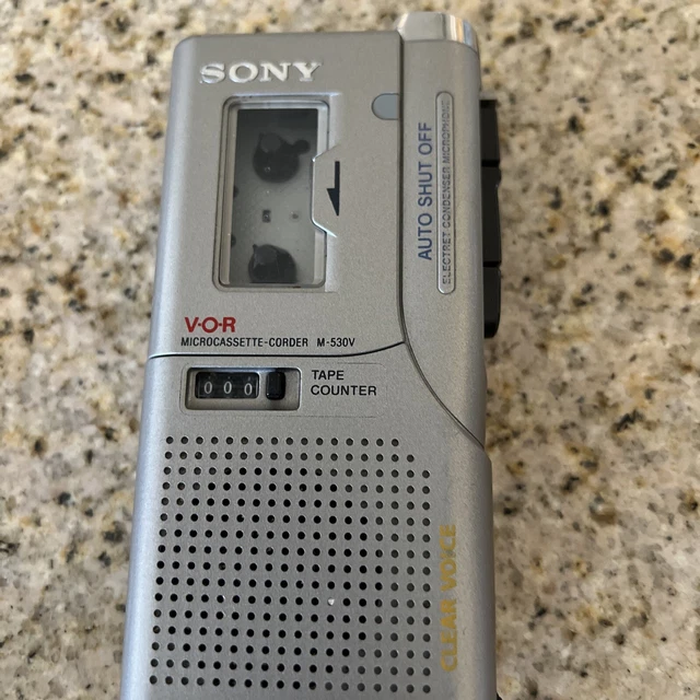 SONY VOR HANDHELD Microcassette Voice Recorder M530V Untested Repair