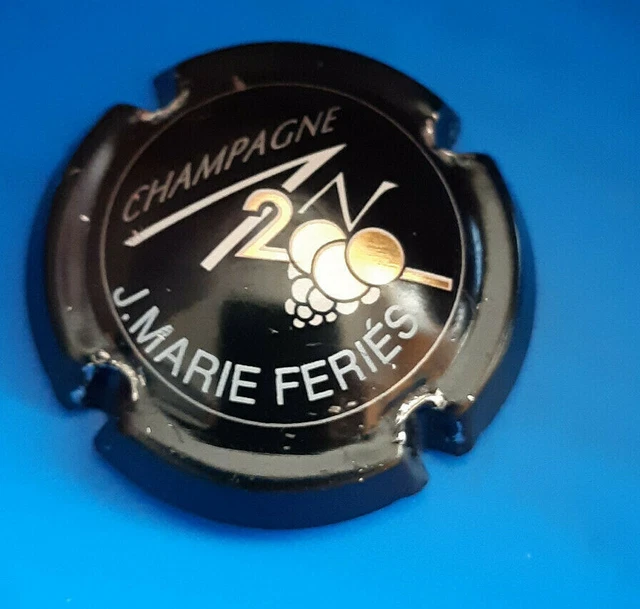 capsule de champagne AN 2000 PERSO Fériès Jean-Marie sur 614 noir