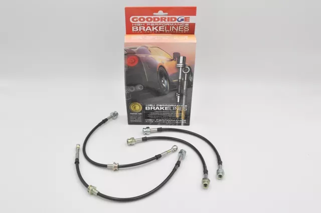 Goodridge High Performance Carbon Braided Stainless Brakelines for Mazda MX-3