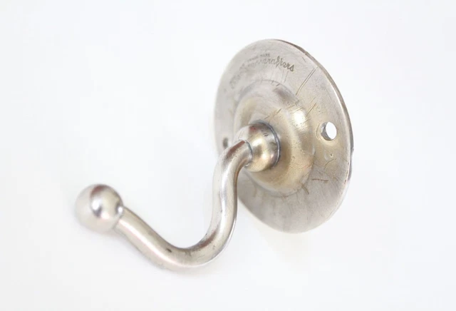 antique towel robe hook | brasscrafters vtg victorian kitchen deco bathroom hook