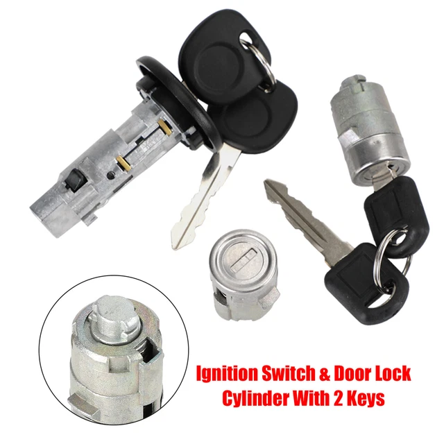 Ignition Switch & Door Lock Cylinder With 2 Keys Pour Chevy GMC 2003-2006 E