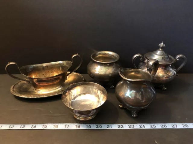 Vintage Silverplate Lot, Reed & Barton 5600, Camille 6013, Newport YB75 2
