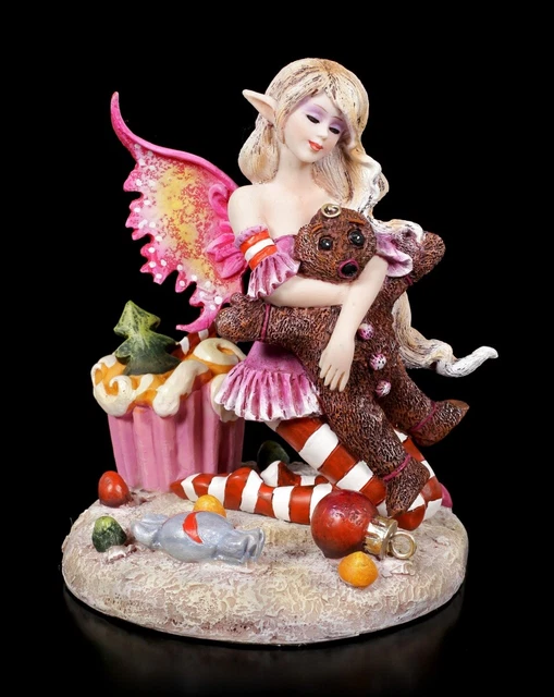 Hadas Fantasía Figura - Twas The Noche Ángel Decoración Escultura Estatua H