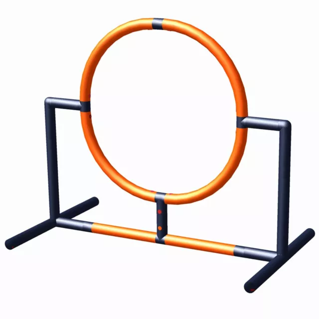 Anello move and stic sport per cani cuccioli cane agilità anello da salto altezza 105 cm 6998