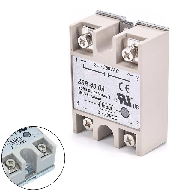 Versatile modulo relè a stato solido SSR25DA/SSR40DA 40A 24 380 V collegamento di carico CA