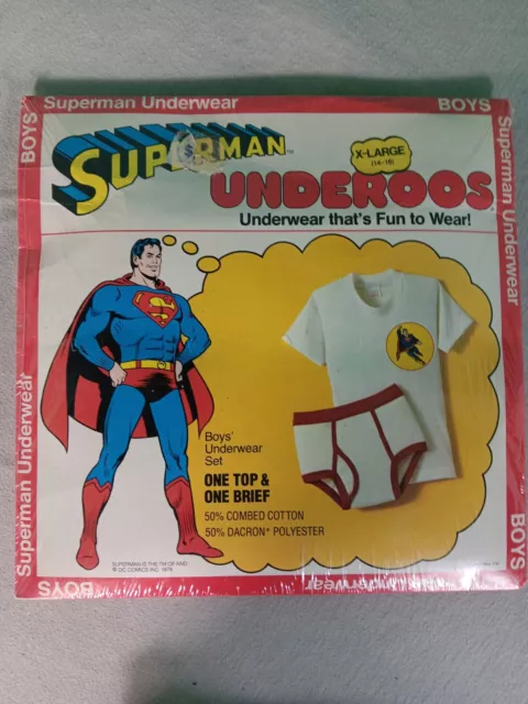 https://www.picclickimg.com/ZG8AAOSwKZFlYyg~/One-Pair-Boys-Vintage-Rare-Superman-Underoos-Underwear.webp