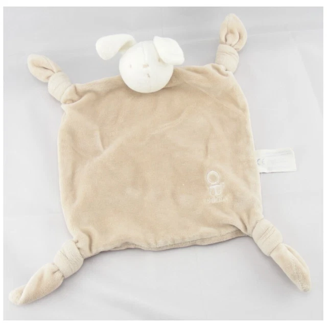 Doudou plat Lapin Beige OBAIBI - 17173