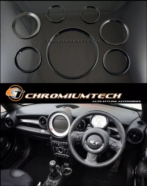 Chrome Interior Dial Kit for 2001-2006 BMW MINI Cooper/ S/ONE R50 R52 R53  25pc.