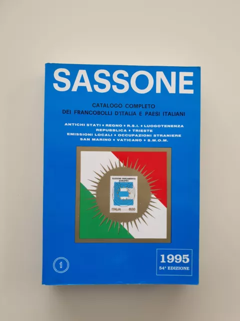 Sassone Catalogo completo dei francobolli d'Italia e Paesi italiani 1995 vol 1 *