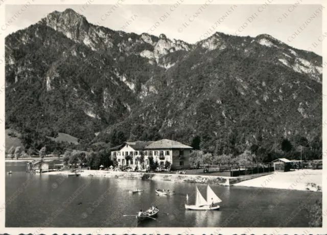 1955 PIEVE DI LEDRO Hotel Lido Panorama Montagne Trento Cartolina