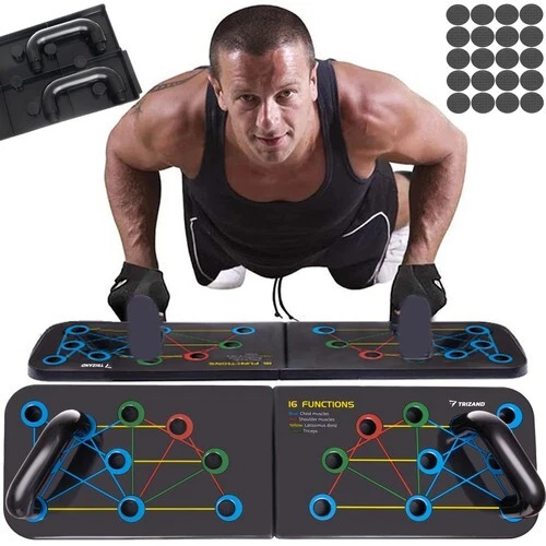 Push Up Board 9in1 Multiboard Liegestützgriffe Multitrainer Fitness Gym