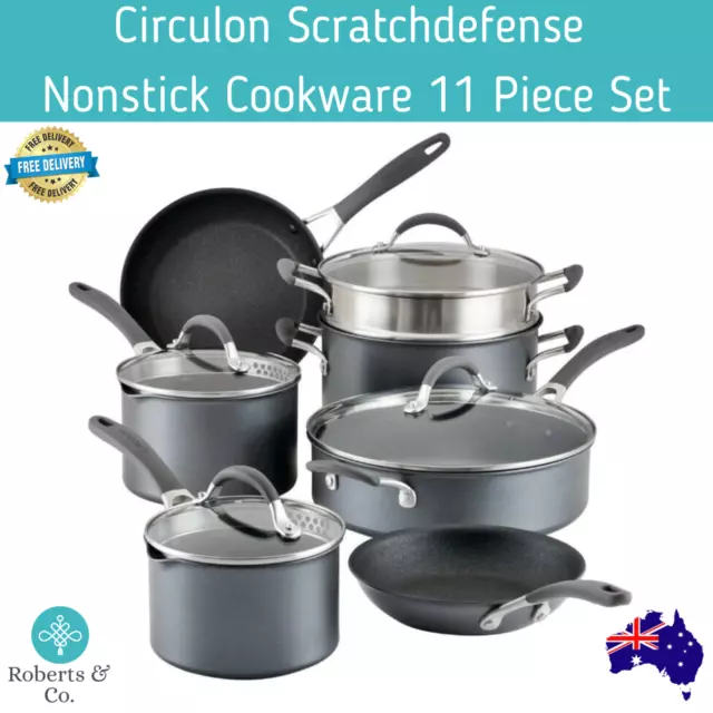 Circulon Scratchdefense Nonstick Cookware 11 Piece Set Cookware Set