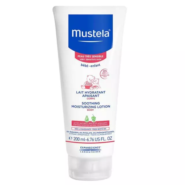 Mustela Soothing Moisturising Body Milk Fragrance Free 200ml Online Only