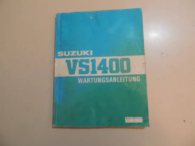 SUZUKI VS 1400 Intruder 1987-1993 Wartung Reparatur  Werkstatthandbuch