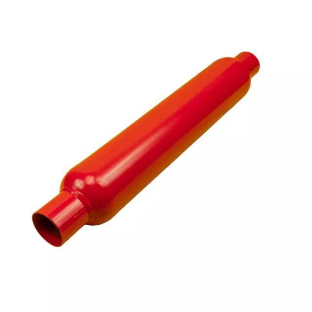 Marmitta Bomba Universale Vetro Scarico Pro Bomb In Rosso Ciliegia O Acciaio Inox 3