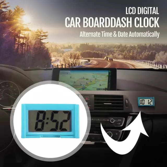 Kaufe TPMS Look Solar-Auto-Digitaluhr mit LCD-Zeit-Datum