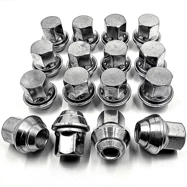 16 X Alloy Wheel Nuts Ford Mondeo  M12 X 1.5 19Mm Hex Oe Style Bolt Lug Stud [75