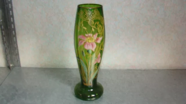 Vase Emaille Legras