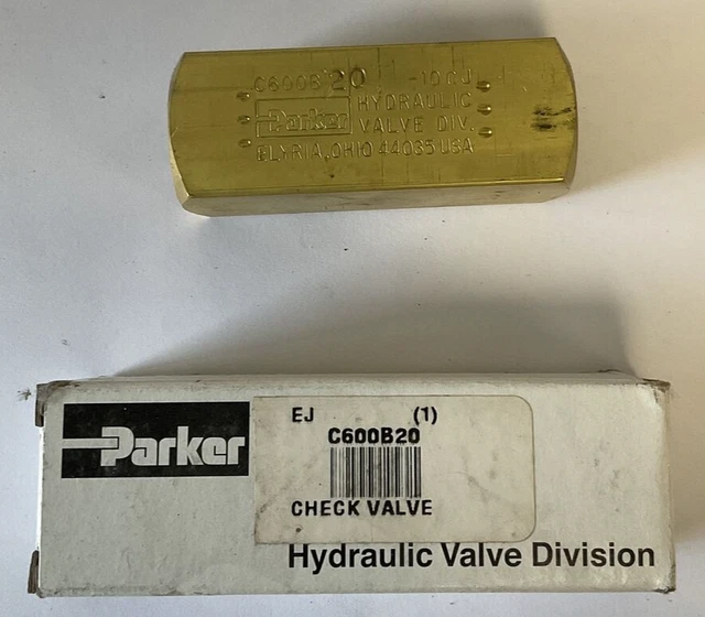 Parker C600B20 Check Valve 2000Psi 138Bar