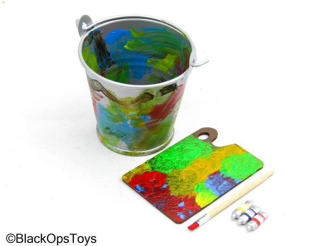 1/6 Scale Toy Vincent Willem Van Gogh - Paint Bucket w/Palette