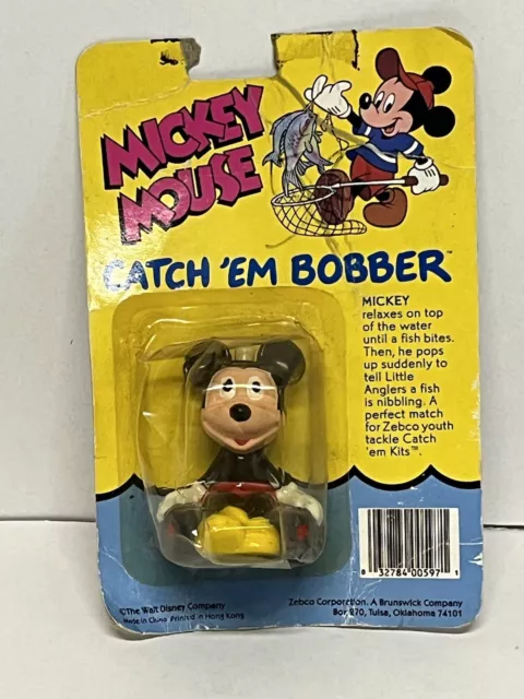 Zebco Mickey Mouse Catch 'em Tackle Box Blue Plastic Disney