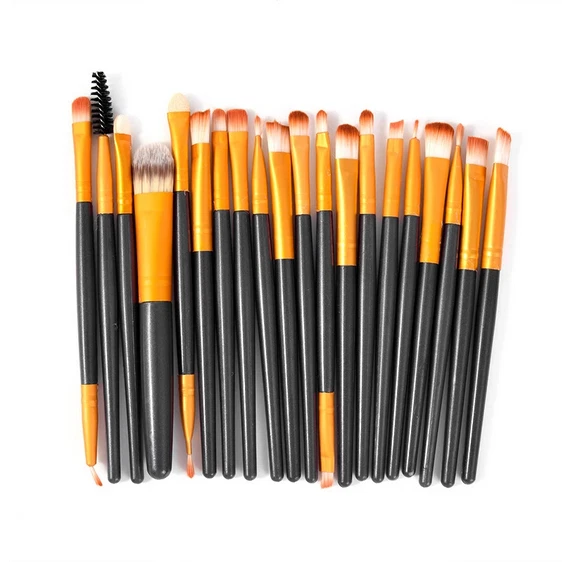 SET 20 Pennelli MAKE UP TRUCCO PER LABBRA CONTOURING OMBRETTI VISO Kit