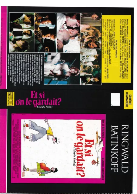 JAQUETTE VHS (seule) : ET SI ON LE GARDAIT ? / LE PRESIDENT