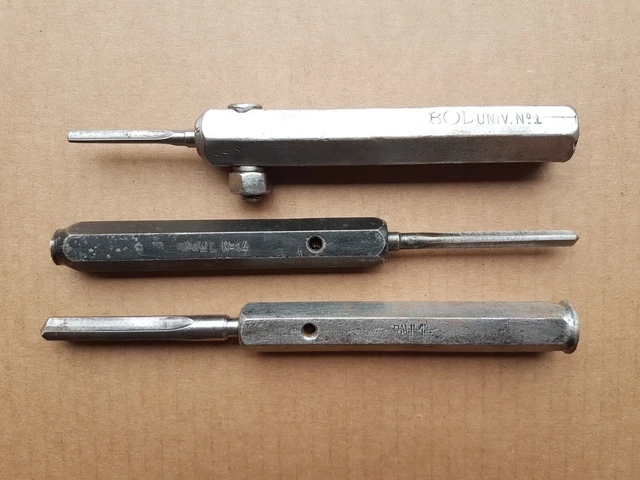 Lot D'outils Anciens De Brocante - Matériel De Vieux Métiers En Acier Nogent - Occasion