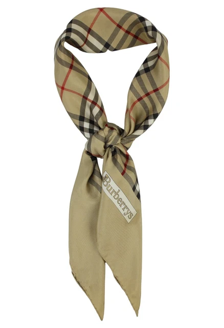 BURBERRY FOULARD IN seta fantasia check EUR 89 00 PicClick IT