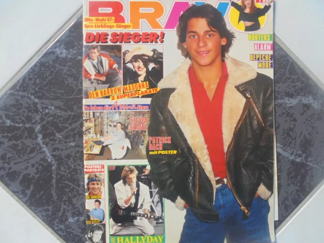 BRAVO 1/1988 (30.Dezember 1987) TB:Patrick Bach/Madonna/Kiss/SS:Swayze/S.Seidel!