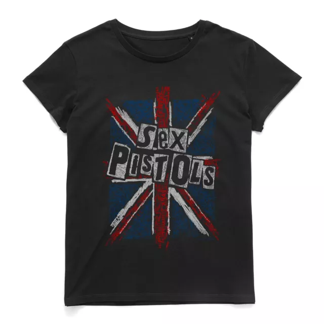 Official Sex Pistols Union Jack Women's T-Shirt