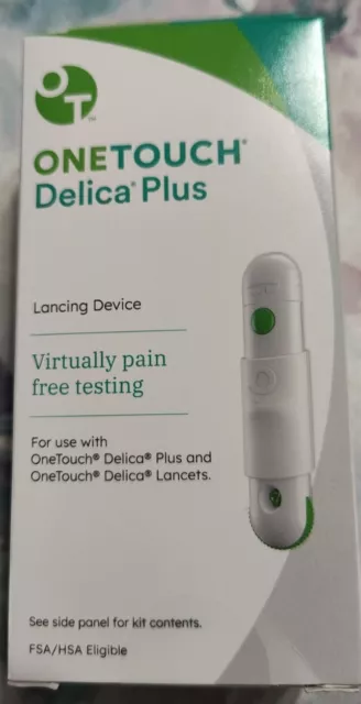 Lifescan OneTouch Delica PLUS Lancing Device NIB SEALED Expiration 3/31/2027 934