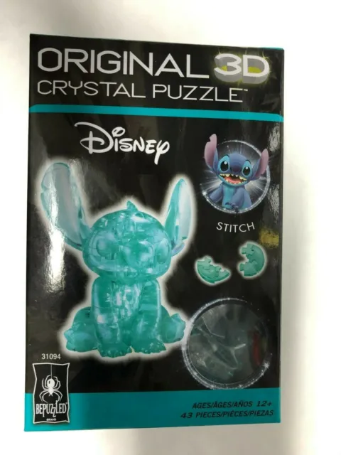 Bepuzzled | Disney Stitch Original 3D Crystal Puzzle, Ages 12 and Up