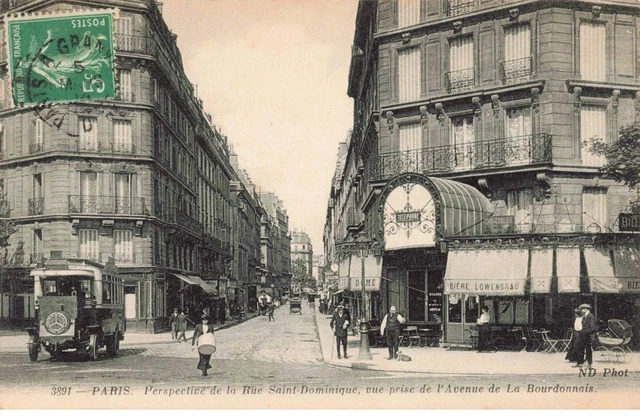 75007 - PARIS - S04599 - Perspective de la Rue Saint Dominique - Vue Prise de l'