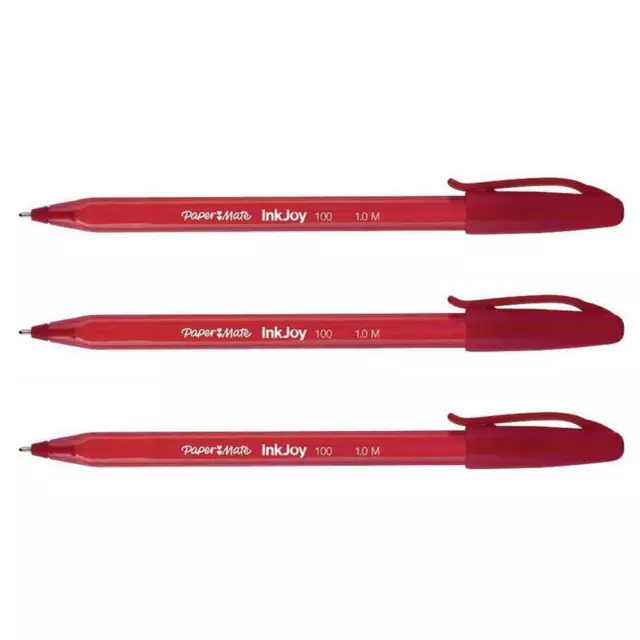 [Ref:S0957140-3] PAPER:MATE Lot de 3 Stylos bille InkJoy 100 Triangulaire à