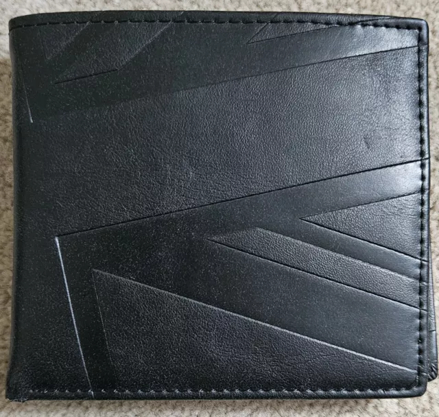 MEN'S BLACK UNION Jack Style Wallet Matalan Used Excellent Condition £2 ...