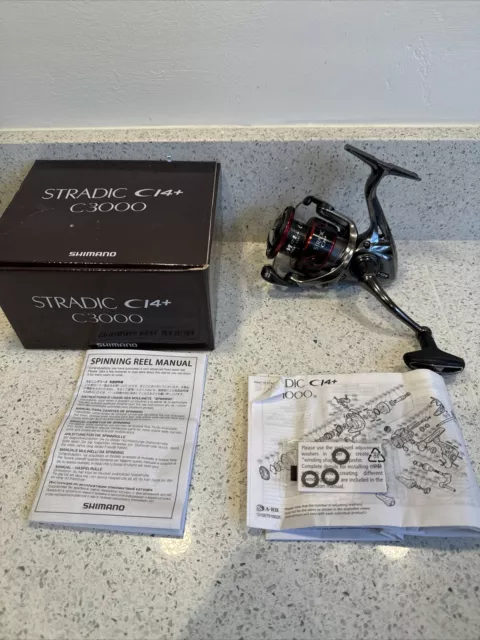 Shimano Stradic C14+  C3000 Coarse Match Spinning Reel