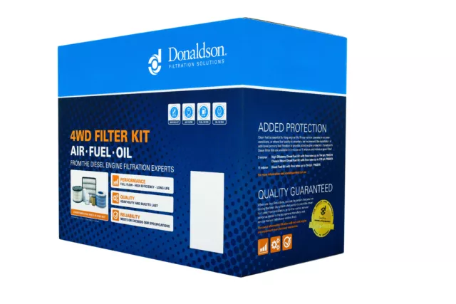 Donaldson 4WD AIR OIL FUEL FILTER KIT SUITS NISSAN PATROL GU TD42 4.2L X902765