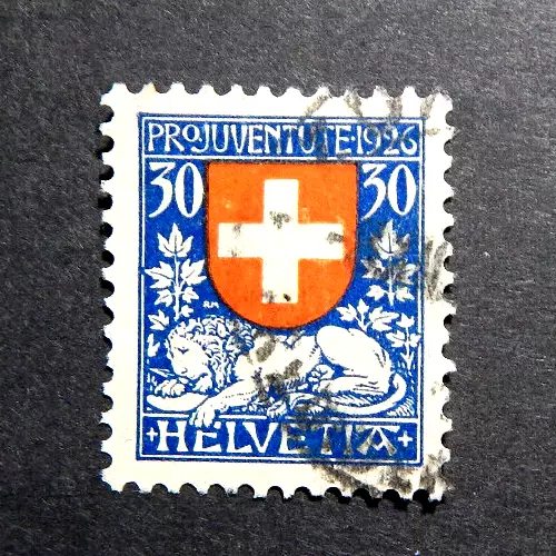 Schweiz 1926,   Höchstwert Pro Juventute, 30 C., MN  221, gestempelt