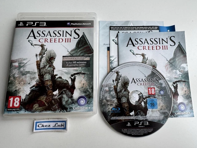 Jeu PS3 Assassin's Creed III - Avec Notice - Occasion Bon État - PEGI 18