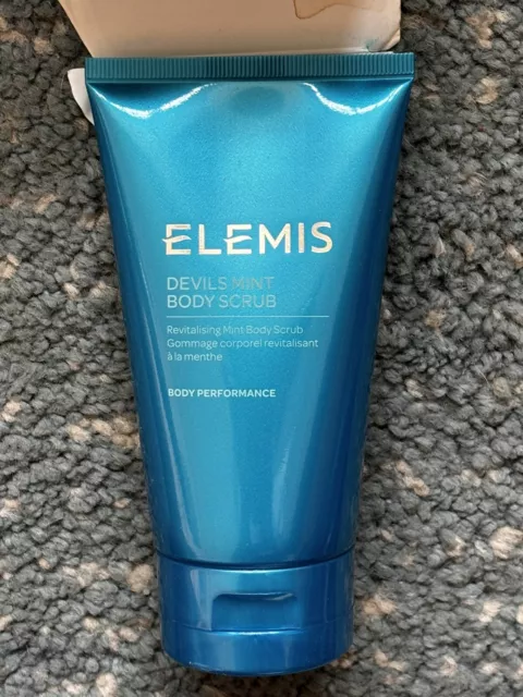 elemis devils mint body scrub...150ml....new/boxed 3