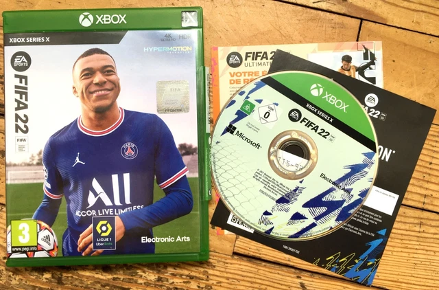 Fifa 22 Complet Boîte Flyers Xbox One Series X Français Cib Ovp 2022 Jeu Game