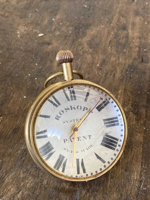Chaîne De Montre à Gousset Ancienne - Fonctionnelle, Occasion, Style Vintage