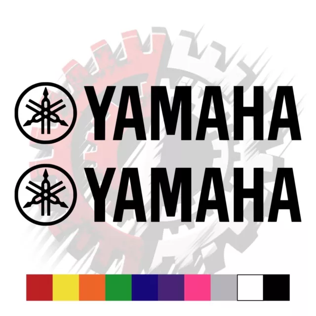 Yamaha Logo Vinyl Sticker Decal Set Of 2 All Colors And All Sizes 596