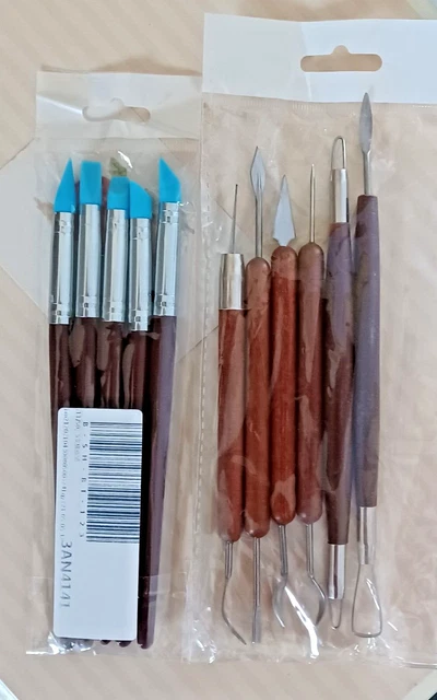 Herramientas de arcilla de polímero arte de escultura de cerámica modelado 2 paquetes JOBLOT
