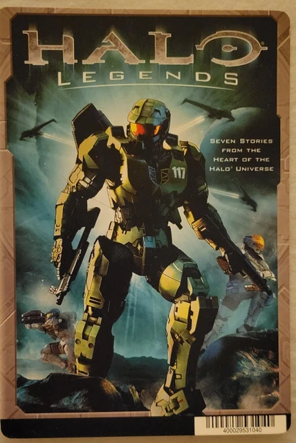 HALO LEGENDS DVD Backer Card 8x5.5 MINI POSTER NOT A MOVIE