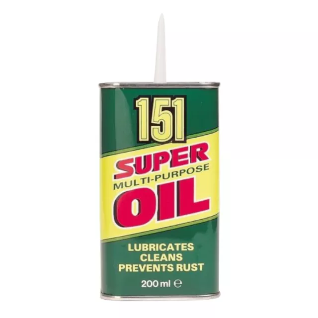 150ml SUPER 151 MULTIPURPOSE OIL 3 in 1 Lubricant Prevents Rust Multipurpose