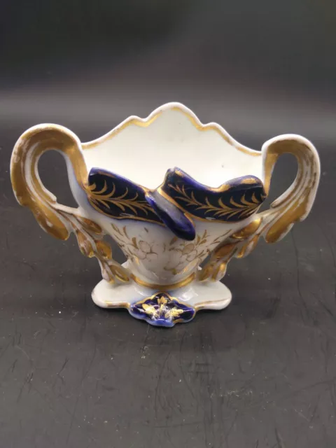 Ancien petit vase porcelaine Valentine XIXe siècle