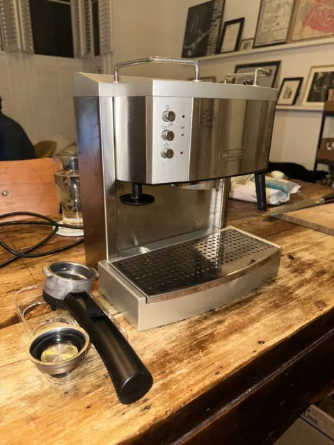 Ec702 15 bar stainless steel espresso deals and cappuccino machine